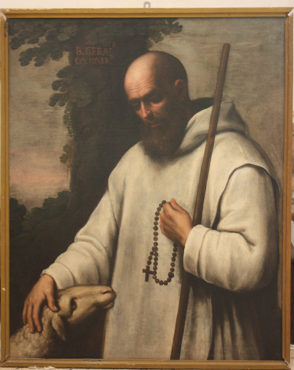 Beato Gerardo di Nevers (dipinto, opera isolata) di Vermiglio Giuseppe (maniera) (prima metà sec. XVII)