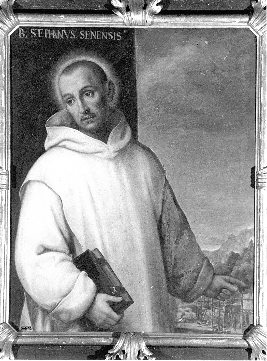 B. Stefano Maconi, certosino (dipinto, opera isolata) di Vermiglio Giuseppe (bottega) (prima metà sec. XVII)