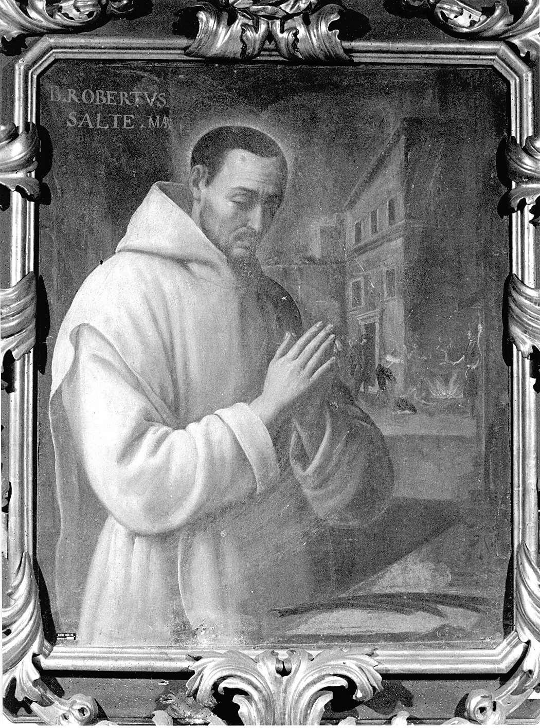 B. Roberto Salt, certosino (dipinto, opera isolata) di Vermiglio Giuseppe (bottega) (metà sec. XVII)