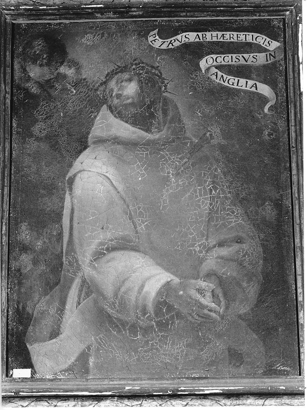 Pietro, martire certosino (dipinto, elemento d'insieme) - ambito lombardo (sec. XVII)