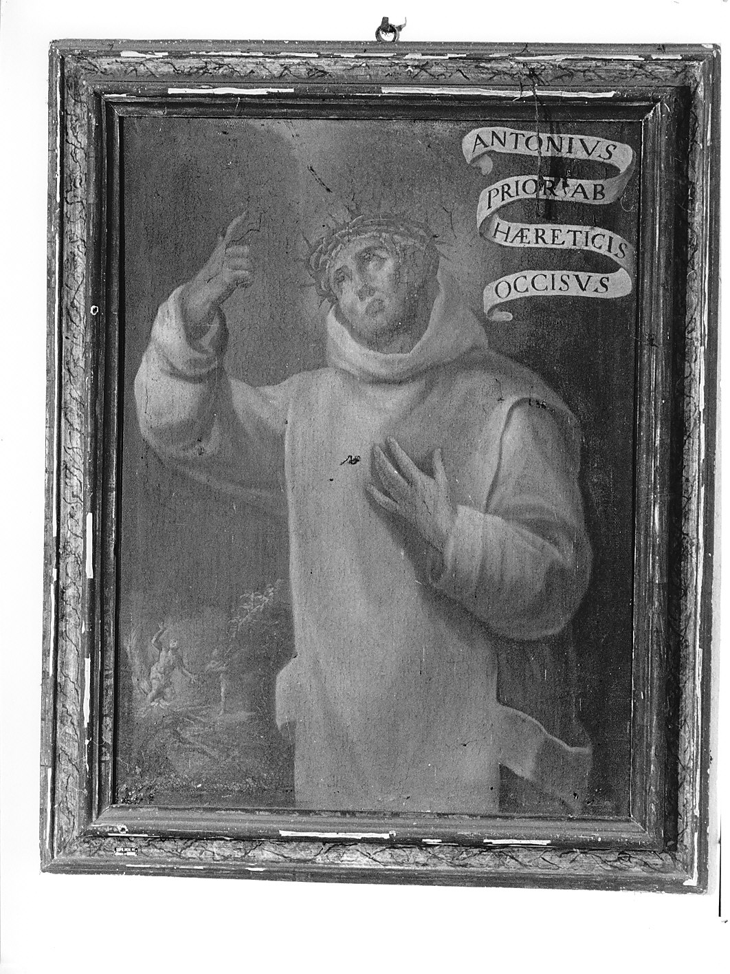 Antonio, martire certosino (dipinto, elemento d'insieme) - ambito lombardo (sec. XVII)