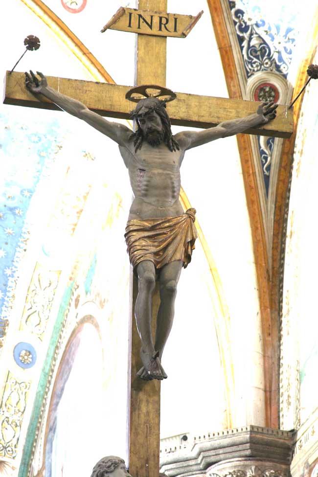 Cristo crocifisso (statua) - ambito lombardo (fine/ inizio secc. XV/ XVI)