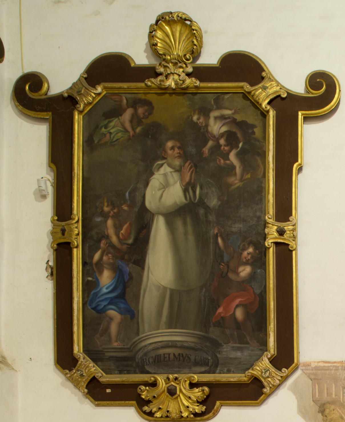 beato Guglielmo (dipinto, opera isolata) di Bianchi Federico (attribuito) (fine sec. XVII)