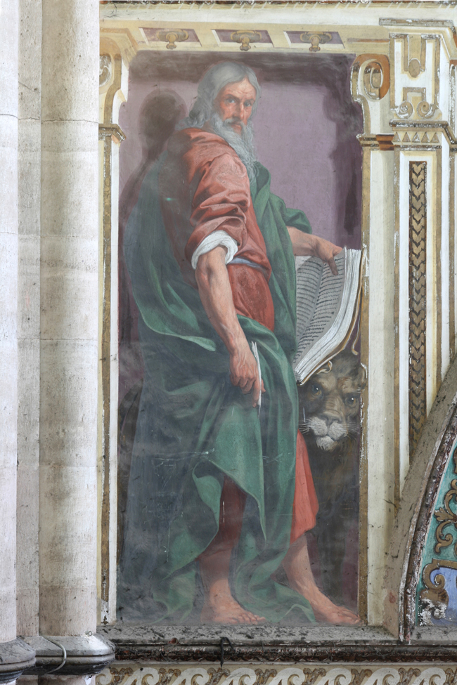 San Marco Evangelista (dipinto, elemento d'insieme) di Crespi Daniele (e aiuti) (sec. XVII)