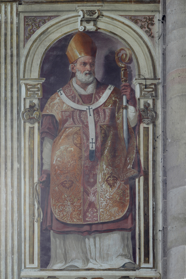 Sant'Ambrogio (dipinto, elemento d'insieme) di Crespi Daniele (e aiuti) (sec. XVII)