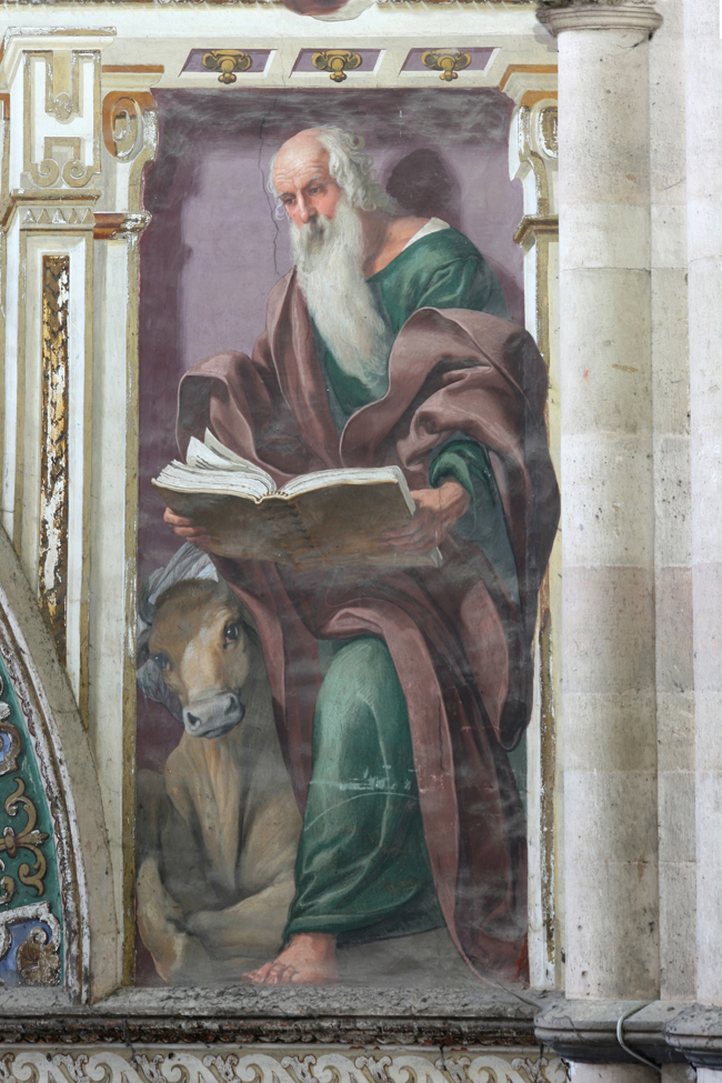 San Luca (dipinto, elemento d'insieme) di Crespi Daniele (e aiuti) (sec. XVII)