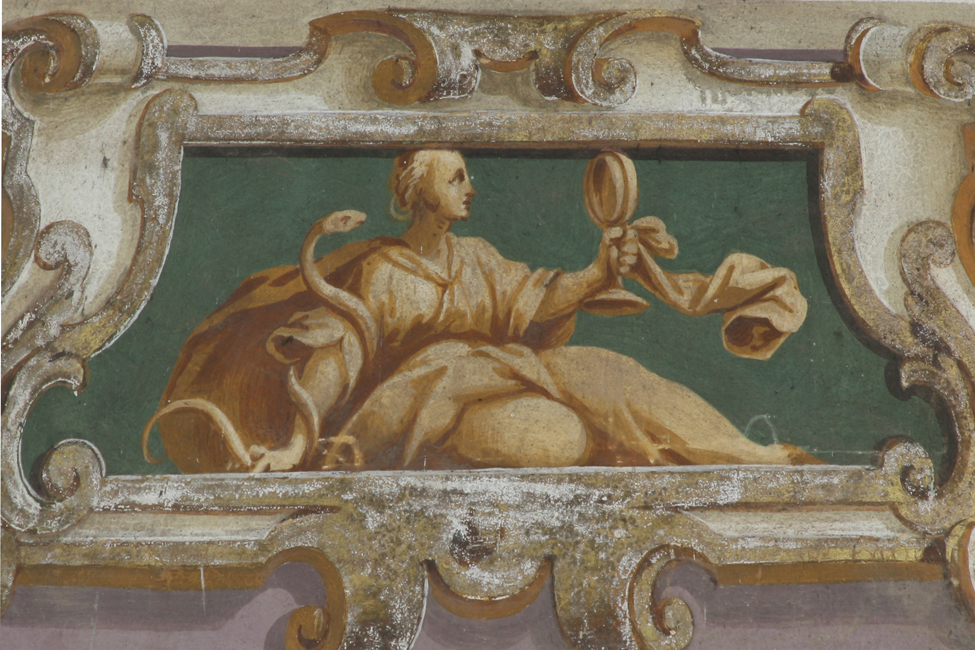 Virtù (dipinto, elemento d'insieme) di Crespi Daniele (e aiuti) (sec. XVII)