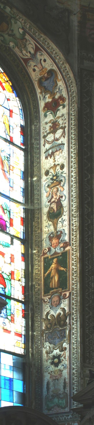 decorazioni vegetali e a candelabra (dipinto, elemento d'insieme) di Crespi Daniele (e aiuti) (sec. XVII)