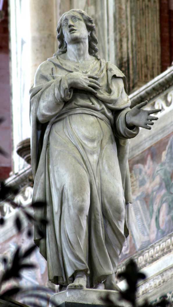 San Giovanni Evangelista (statua) di Orsolino Tommaso (secondo quarto sec. XVII)