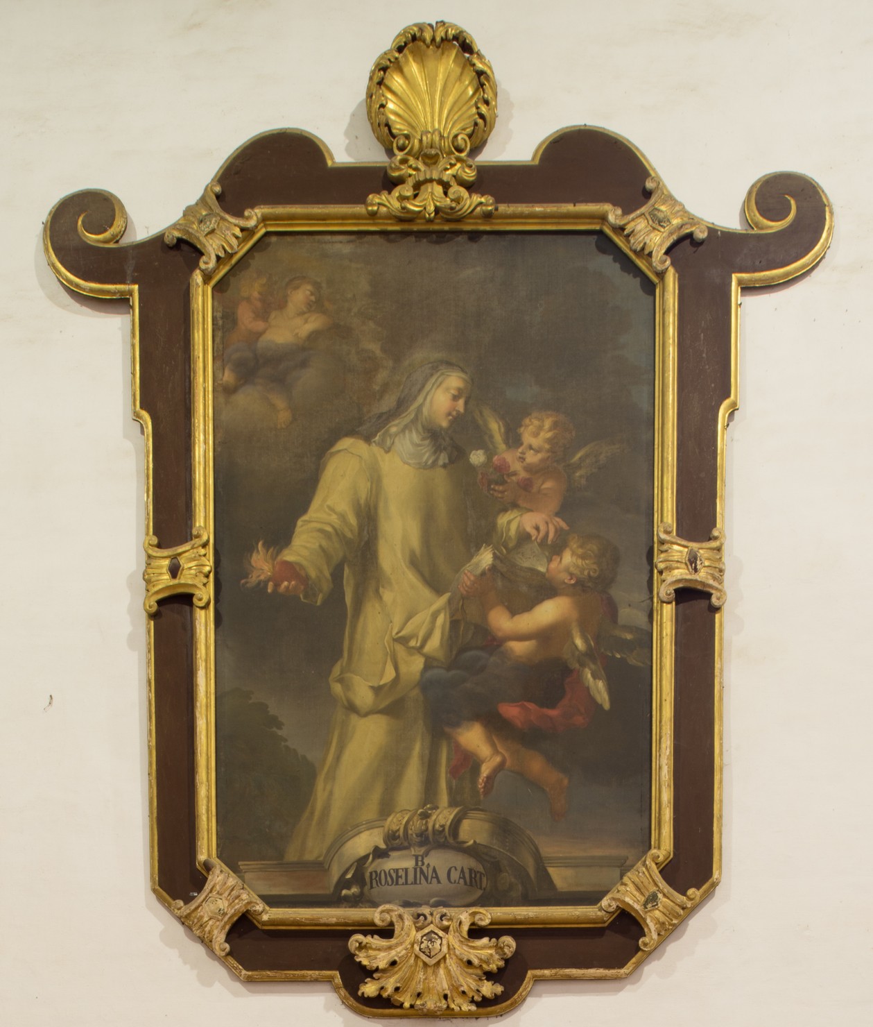 beata Rosellina (dipinto, opera isolata) di Panza Federico (attribuito) (fine sec. XVII)