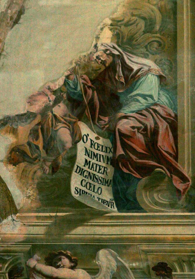 Sibilla Ellespontica (dipinto murale, elemento d'insieme) di Procaccini Giuseppe, Procaccini Giovan Battista (sec. XVII)