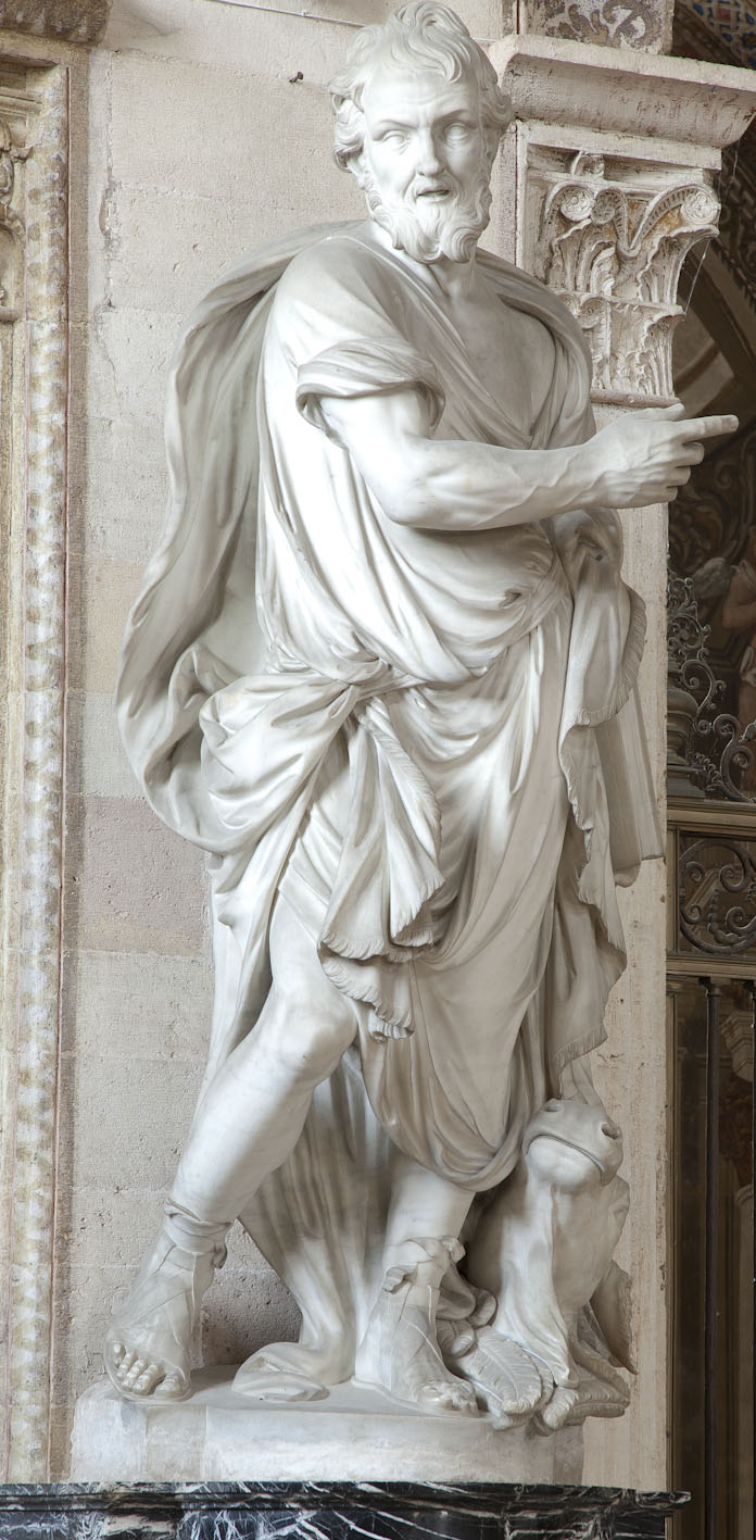 San Luca (statua) di Rusnati Giuseppe (sec. XVII)
