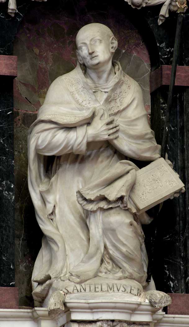 Sant'Antelmo (statua) di Rusnati Giuseppe (sec. XVII)
