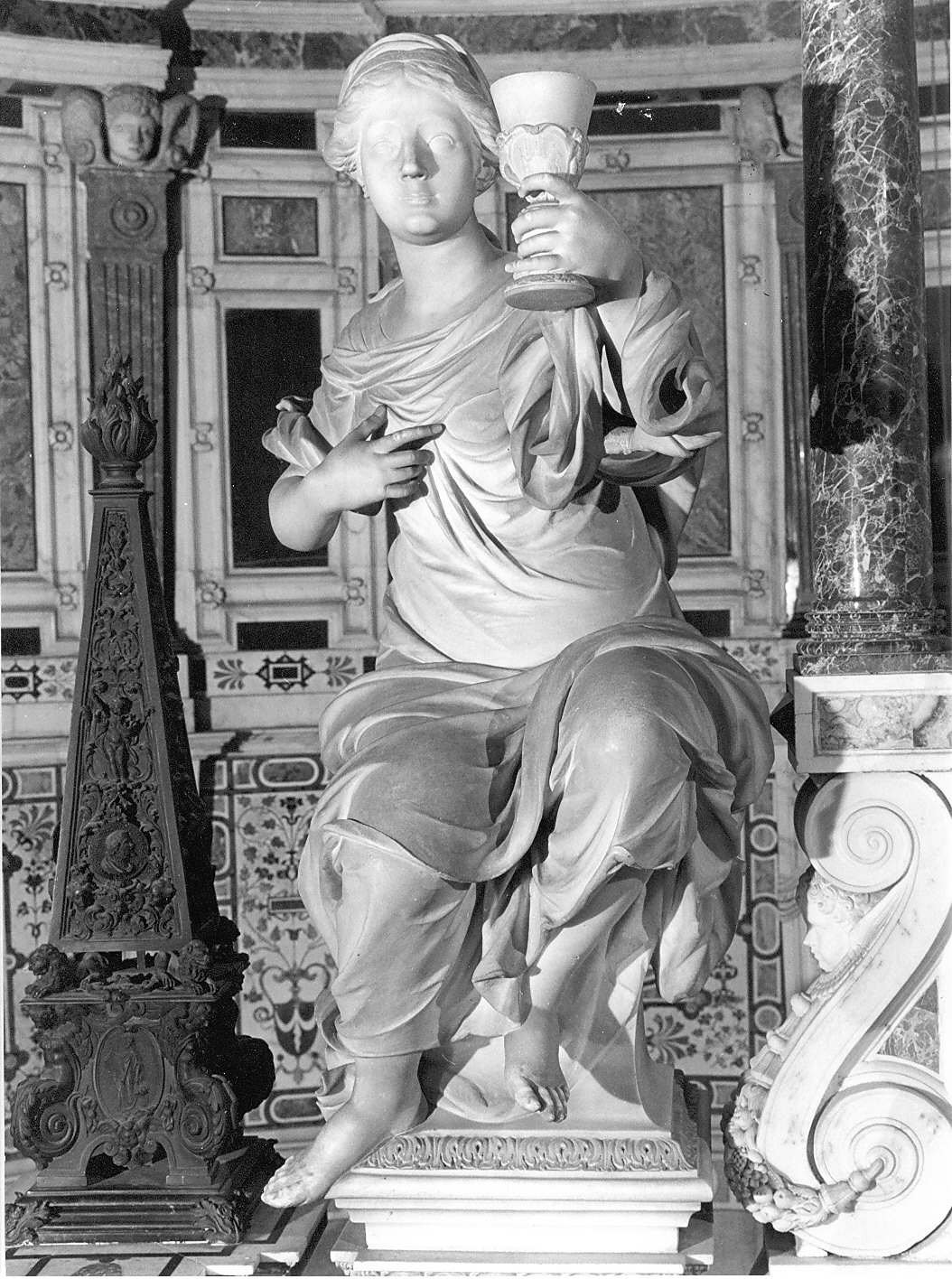 Fede (statua, opera isolata) di Simonetta Carlo (attribuito) (ultimo quarto sec. XVII)