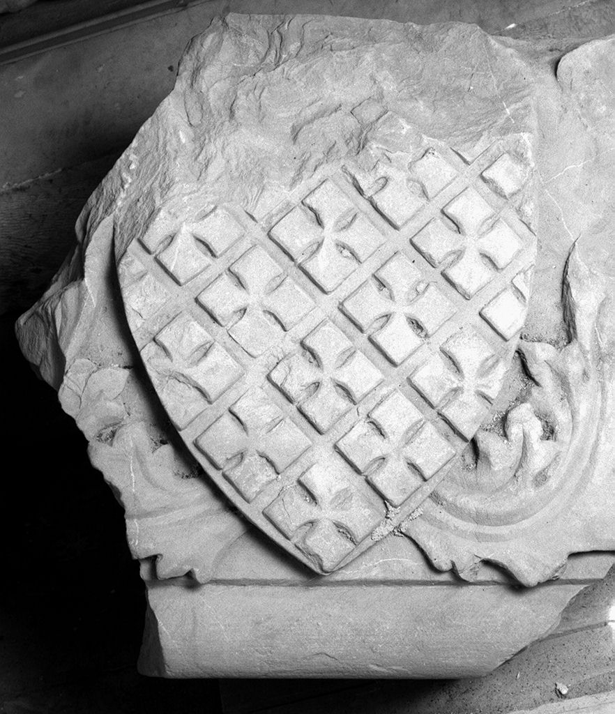 stemma (rilievo, frammento) - produzione toscana (sec. XIX)