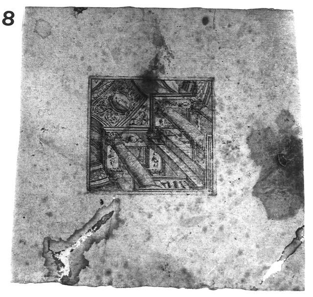 Studio per architettura fantastica (disegno, opera isolata) - ambito Italia meridionale (XVII-XVIII)