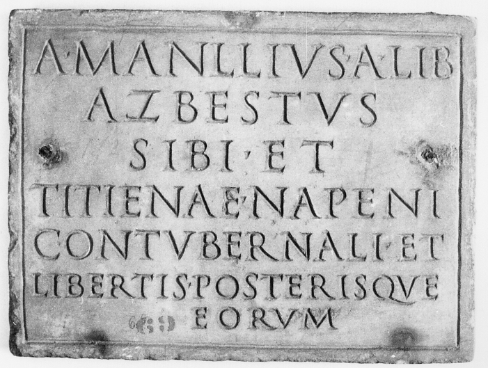 lastra, funeraria (I-II d.C)