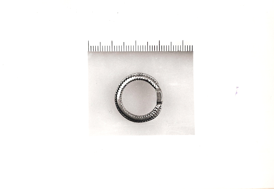 anello, a castone (Eta' tardoantica)