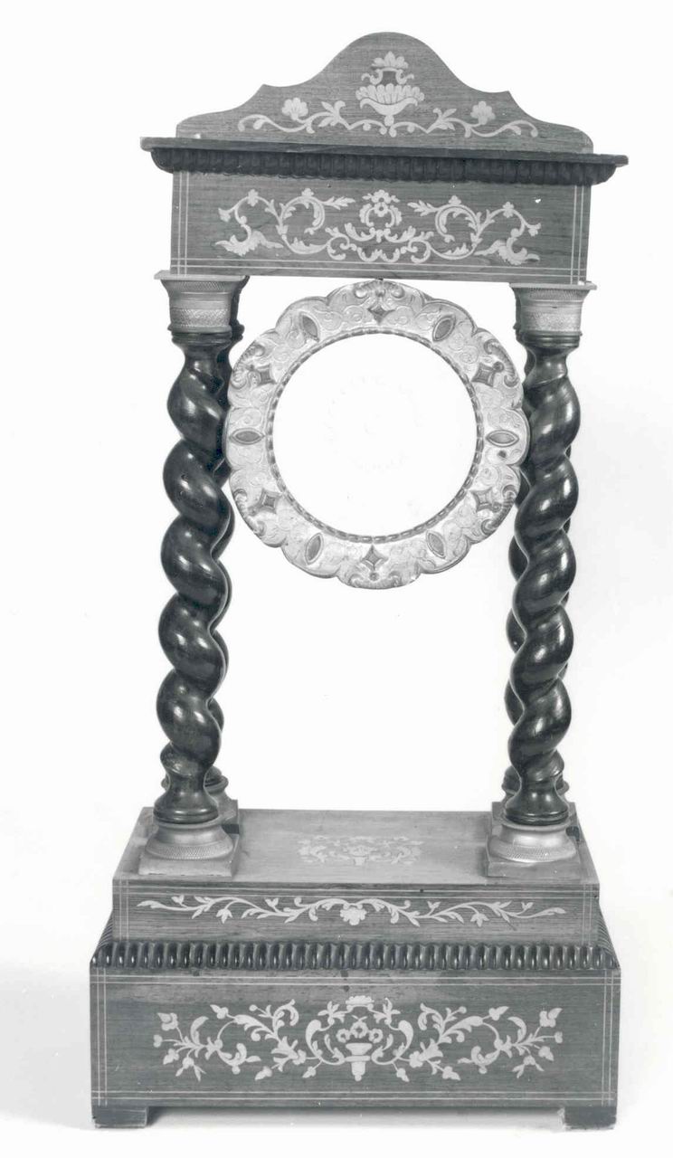 OROLOGIO DA TAVOLO, opera isolata - manifattura piemontese (metà sec. XIX)