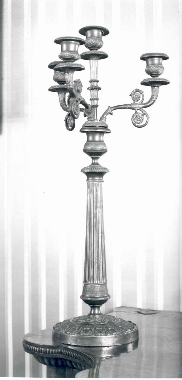 CANDELABRO, serie - produzione piemontese (secondo quarto sec. XIX)