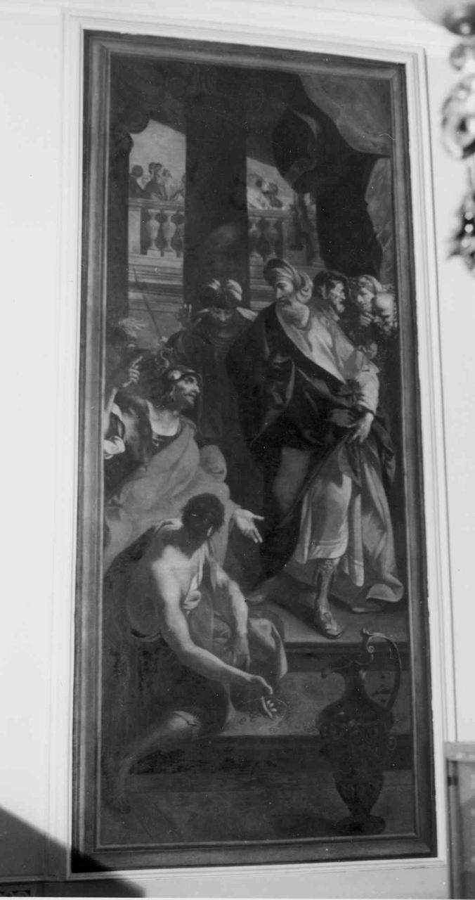 Il computo delle anella, BOTTINO DI CANNE (DIPINTO, opera isolata) di Beaumont Claudio Francesco, Molinari Giovanni Domenico (metà sec. XVIII)