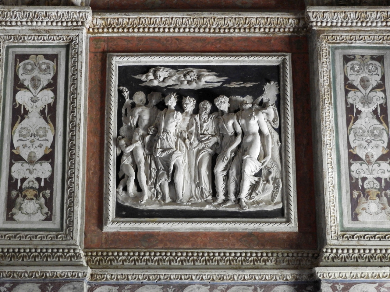 Orfeo si volta per guardare Euridice (?) (rilievo) di Bertani Giovanni Battista (attribuito), Bertani Giovanni Battista (cerchia) (terzo quarto sec. XVI)