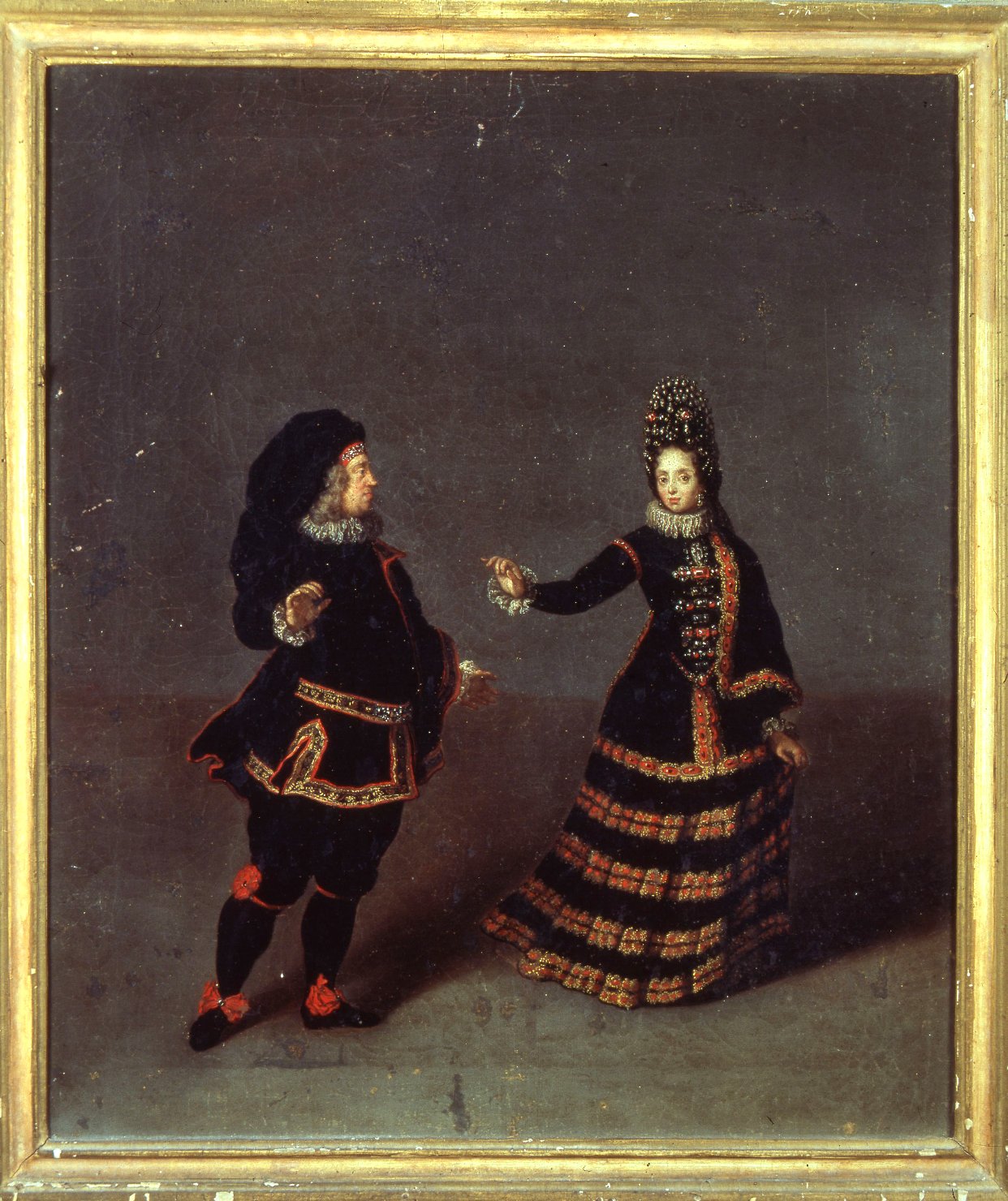 Anna Maria dei Medici e Giovanni Guglielmo elettore Palatino (dipinto) di Douven Jan Frans (sec. XVIII)