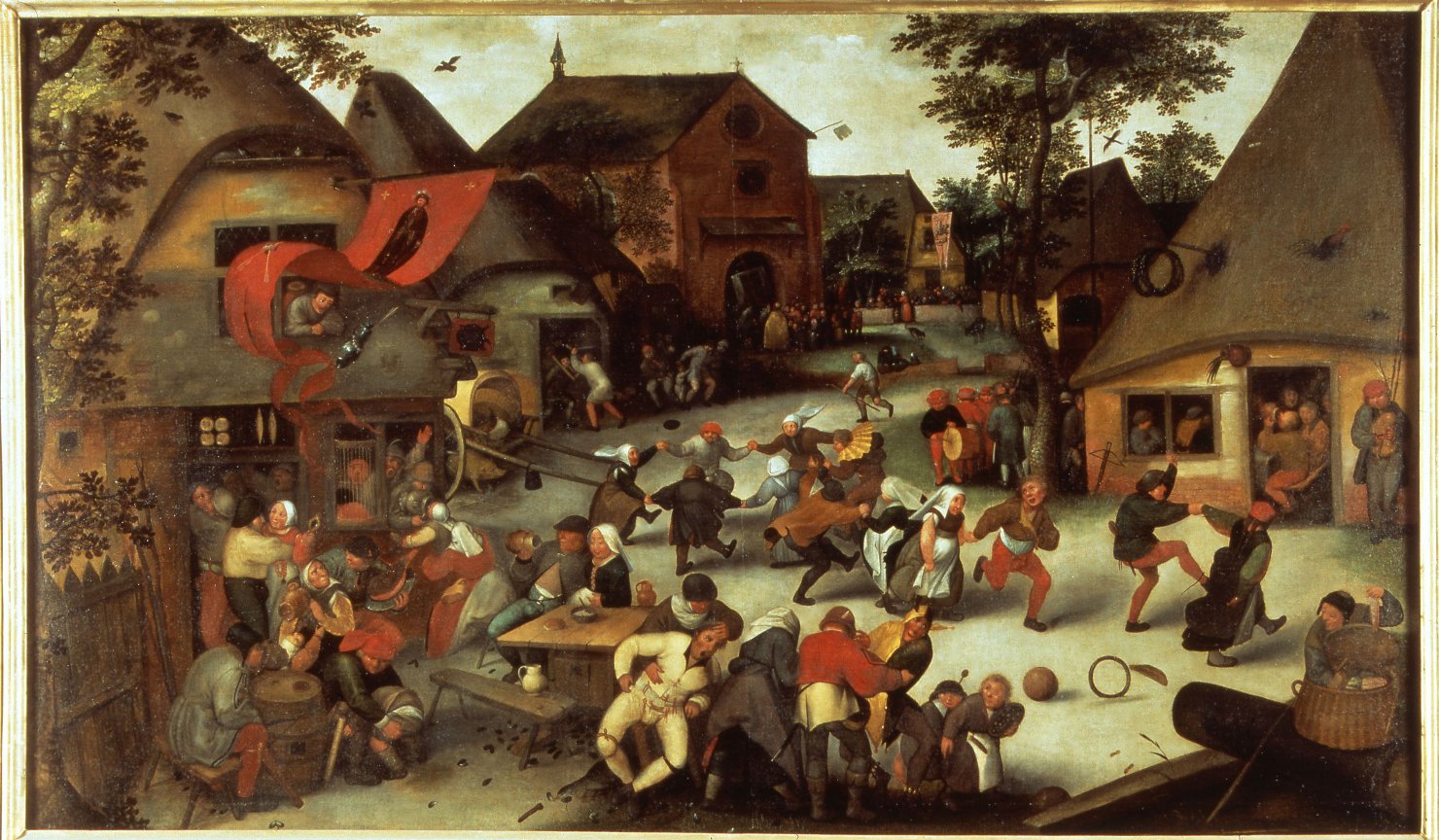 la Kermesse di San Giorgio (dipinto) di Brueghel Pieter (sec. XVI)