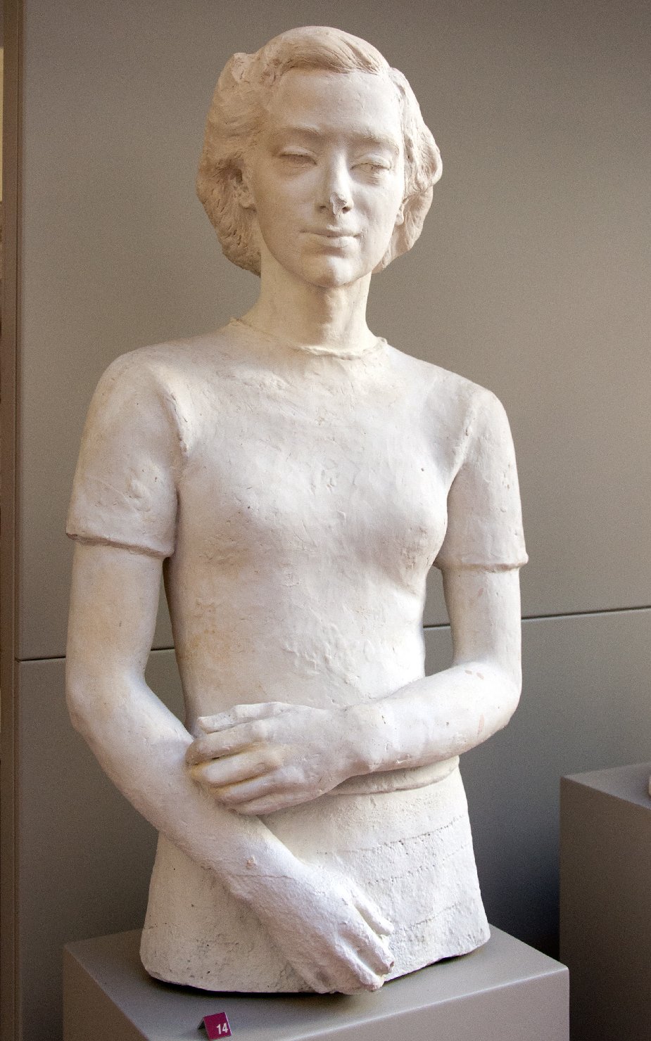 Busto femminile (scultura, opera isolata) di Griselli Italo Orlando (sec. XX)