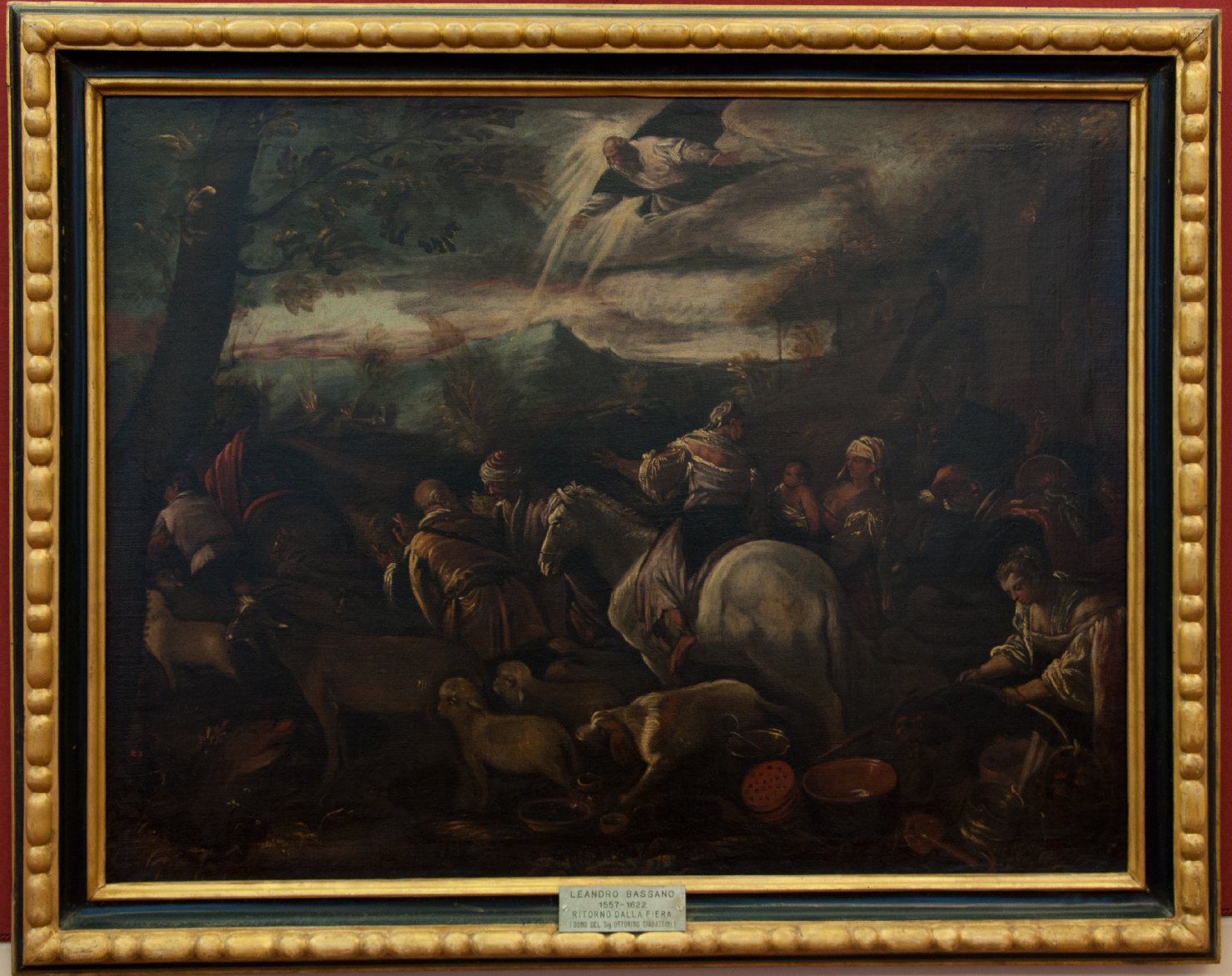 Ritorno dalla fiera (dipinto) di Da Ponte Leandro detto Leandro Bassano (seconda metà sec. XVI)