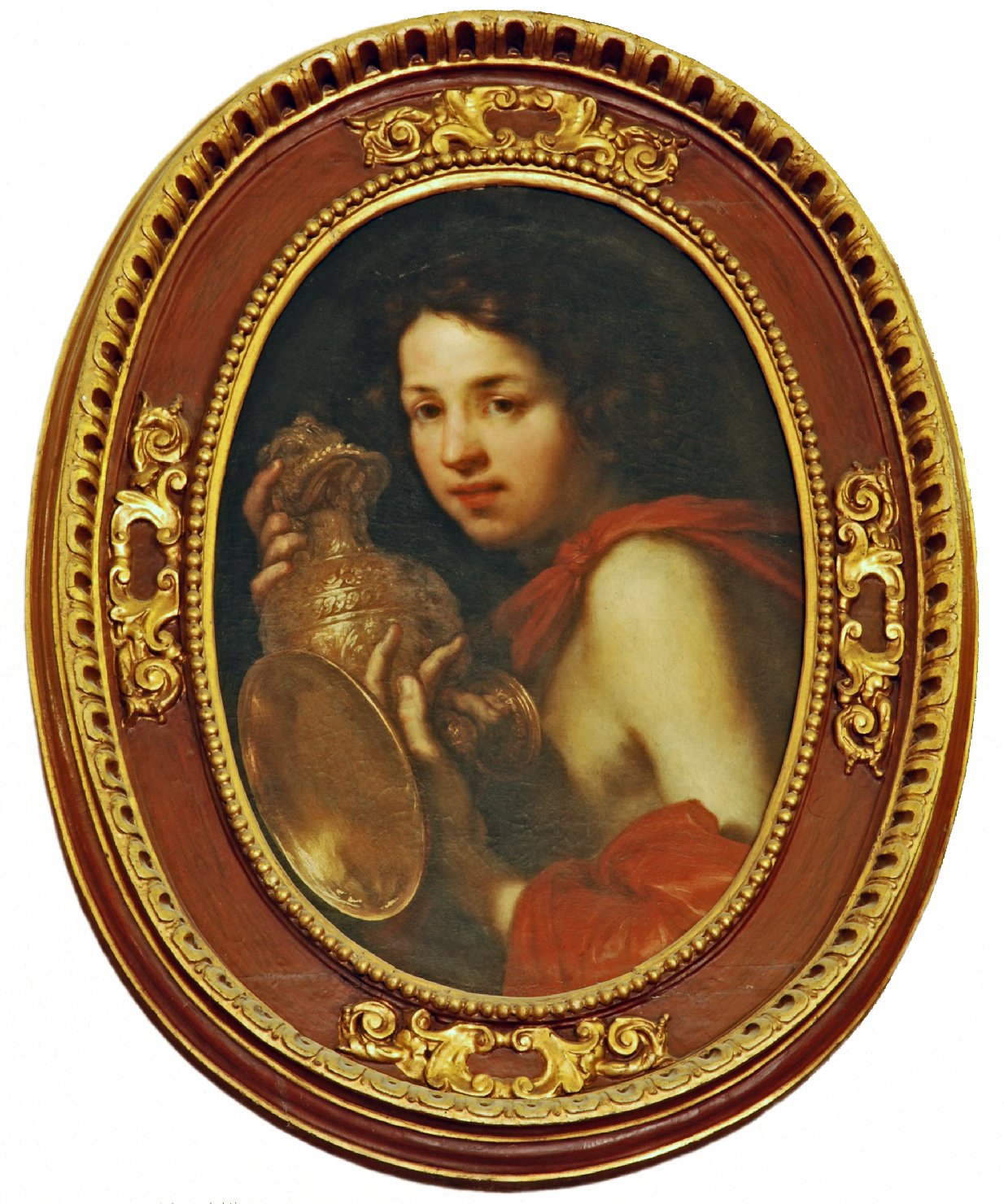 Un giovane sotto le sembianze di Ganimede (dipinto) - ambito fiorentino (sec. XVII)
