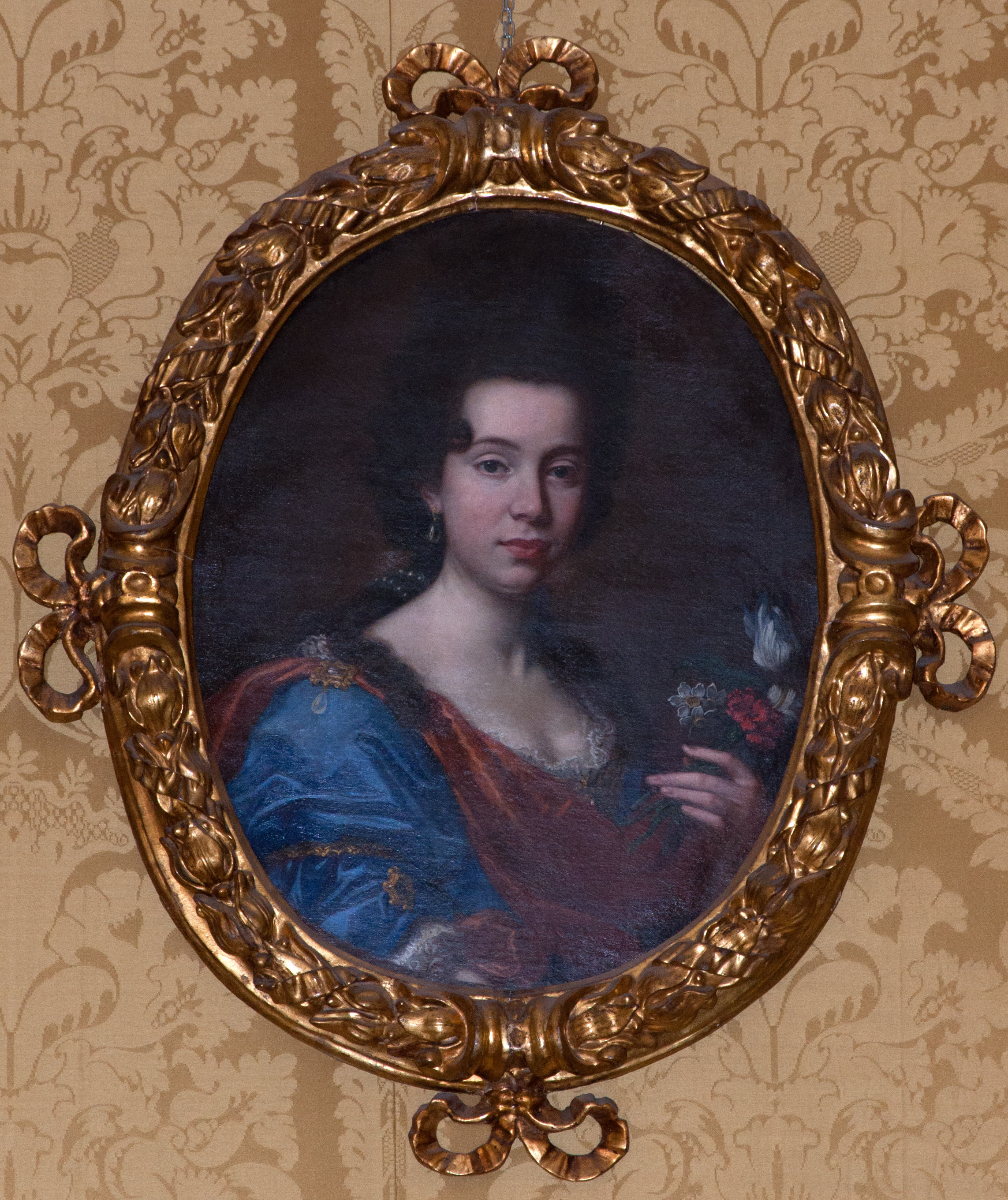 Ritratto di dama di corte (dipinto) - ambito fiorentino (sec. XVIII)