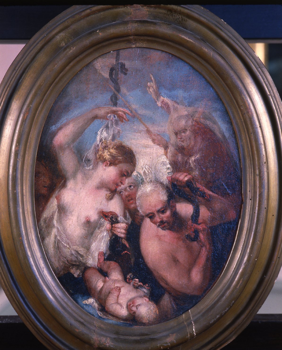 Adorazione del serpente di bronzo (dipinto) di Ricci Sebastiano (sec. XVIII)