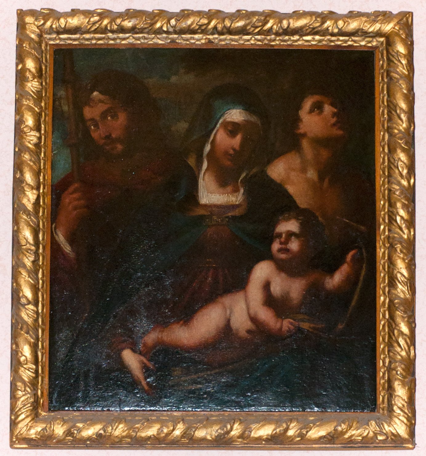 Madonna con Bambino e Santi (dipinto) - ambito emiliano (sec. XVII)