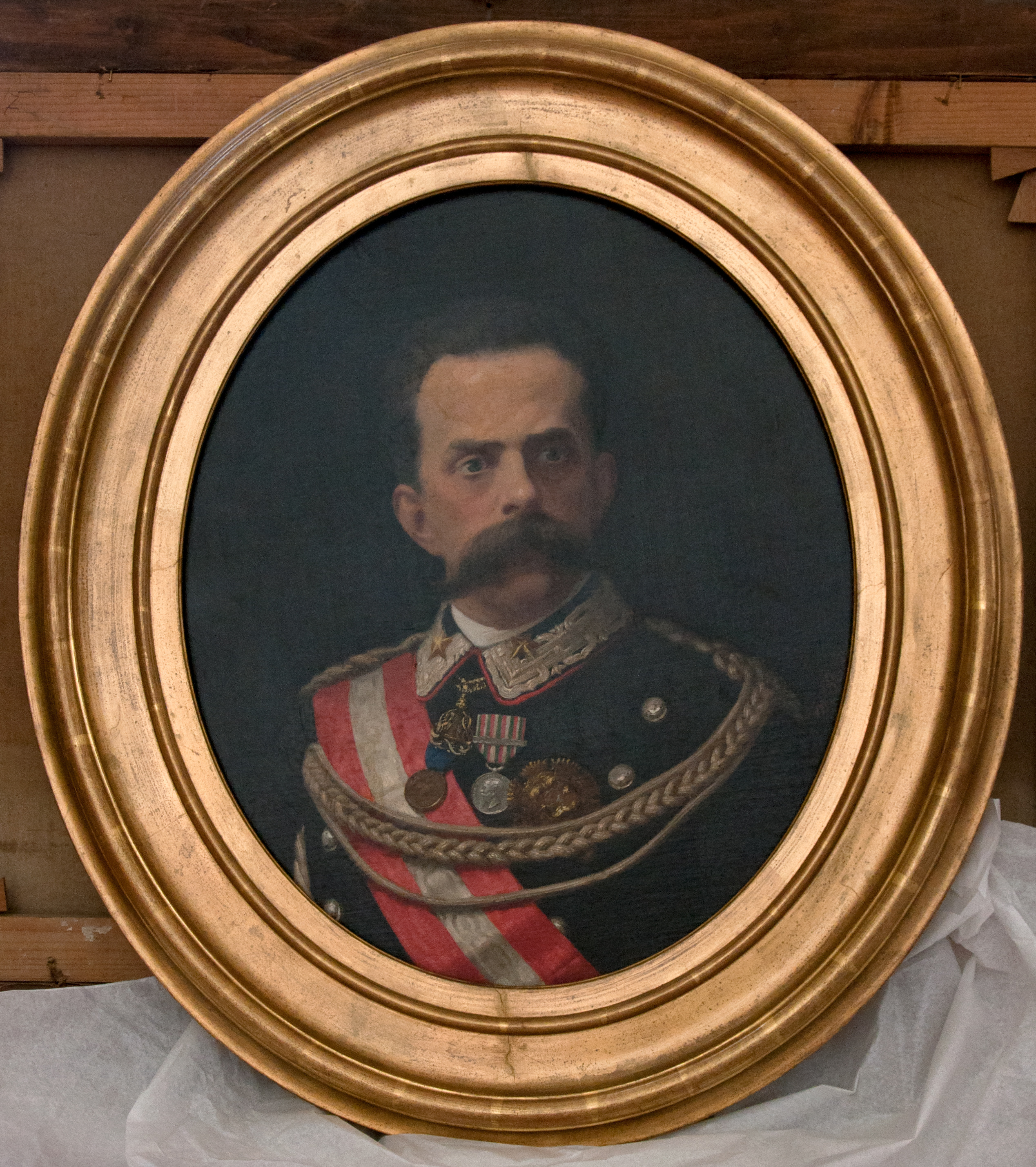 S.M. il Re Umberto I, Ritratto di Umberto I (dipinto) di Perelli (primo quarto sec. XX)
