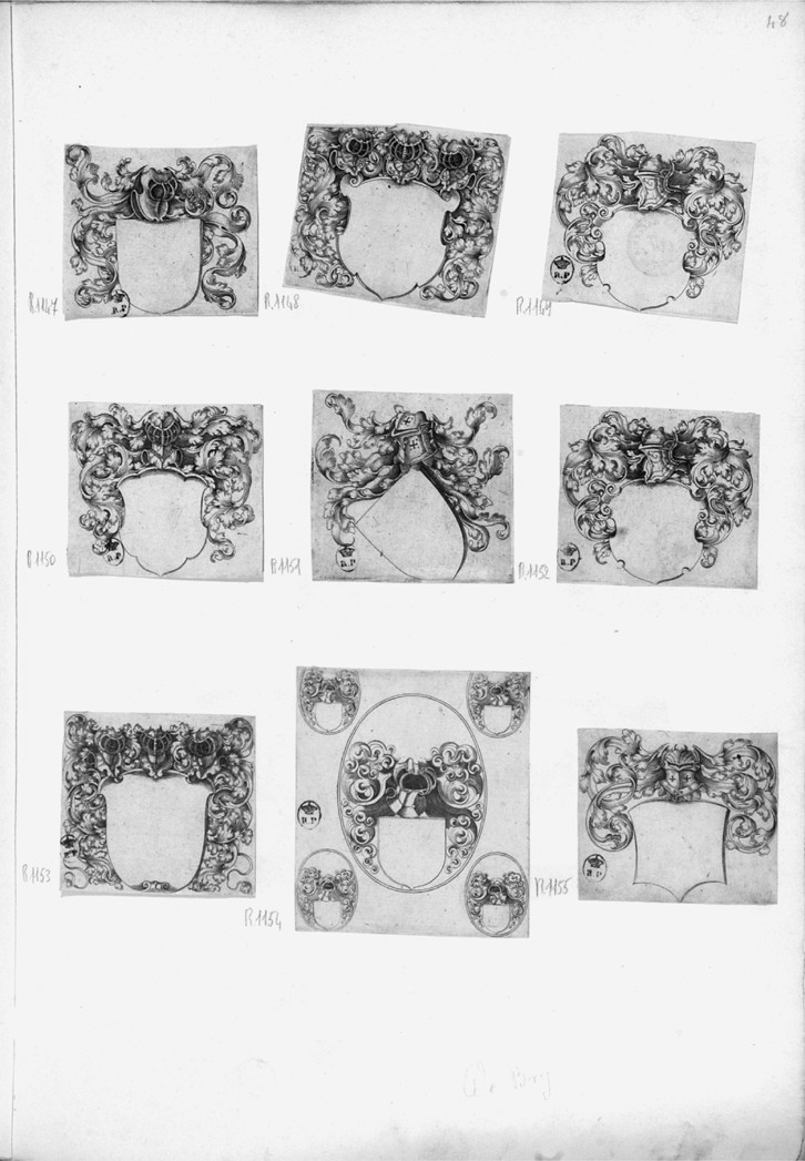 fregi (stampa smarginata, serie) di de Bry Theodor - ambito fiammingo (fine sec. XVI)