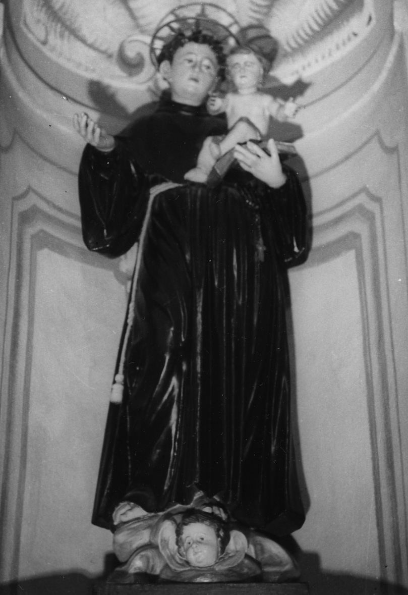 Sant'Antonio da Padova (statua, opera isolata) di Termine Bartolomeo (maniera) (seconda metà sec. XVII)