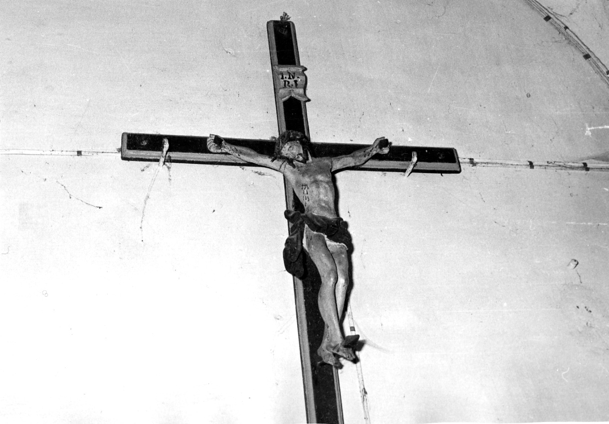 Cristo crocifisso (crocifisso) - ambito locale (sec. XVIII)