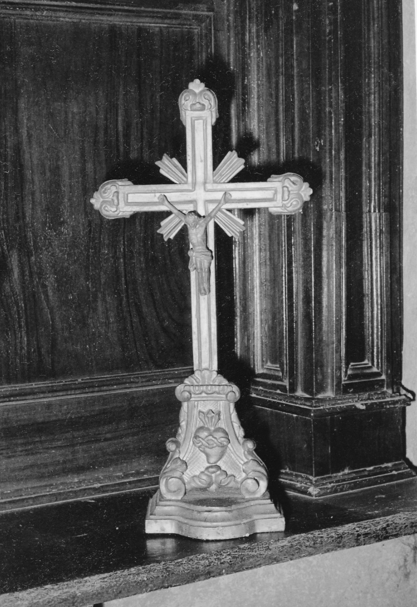 Cristo crocifisso (croce d'altare) - ambito locale (fine sec. XVIII)