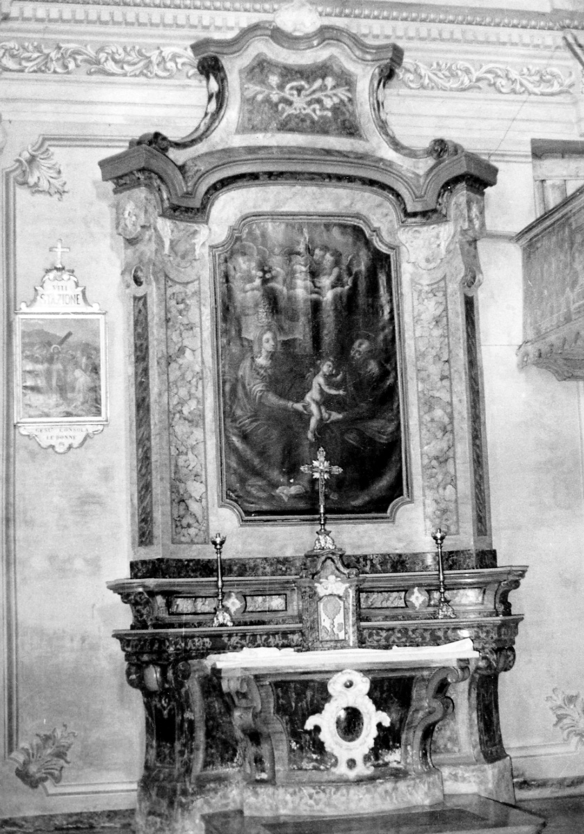 altare di Ruscone Giovanni Domenico (seconda metà sec. XVIII)