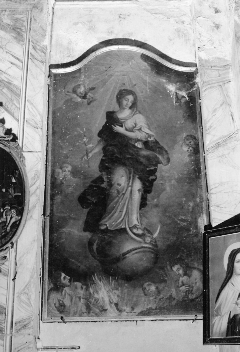 Madonna Immacolata (dipinto, opera isolata) - ambito piemontese (sec. XVIII)