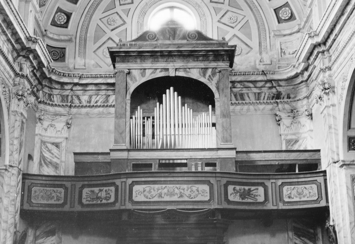 tribuna d'organo, opera isolata - bottega piemontese (seconda metà sec. XVIII)