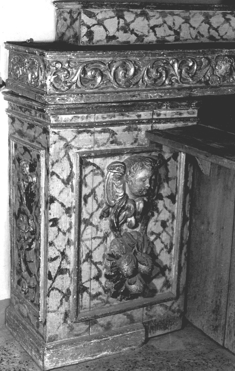 altare, frammento - ambito biellese (seconda metà sec. XVII)