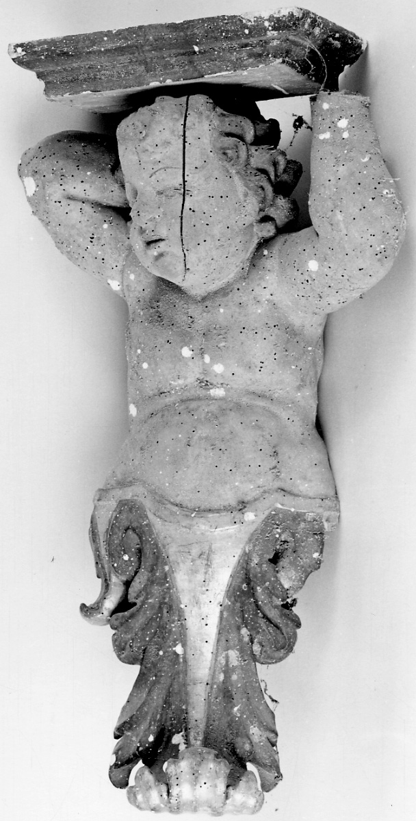 putto (scultura, frammento) - ambito della Valsesia (sec. XVIII)