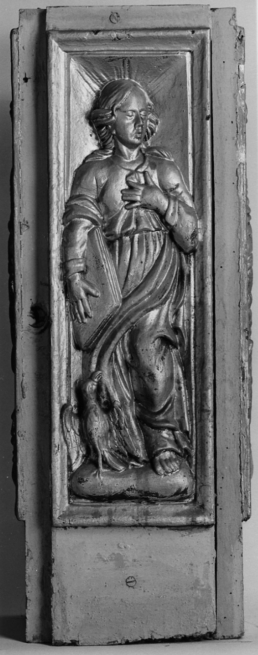 San Giovanni Evangelista (pannello) - bottega piemontese (sec. XVII)