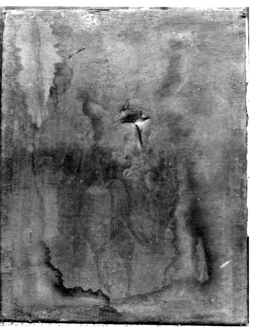 MADONNA CON BAMBINO (dipinto, opera isolata) - ambito piemontese (sec. XVII)