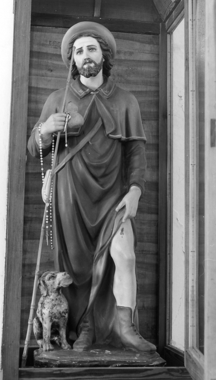 SAN ROCCO (statua, opera isolata) - bottega piemontese (fine/ inizio secc. XIX/ XX)