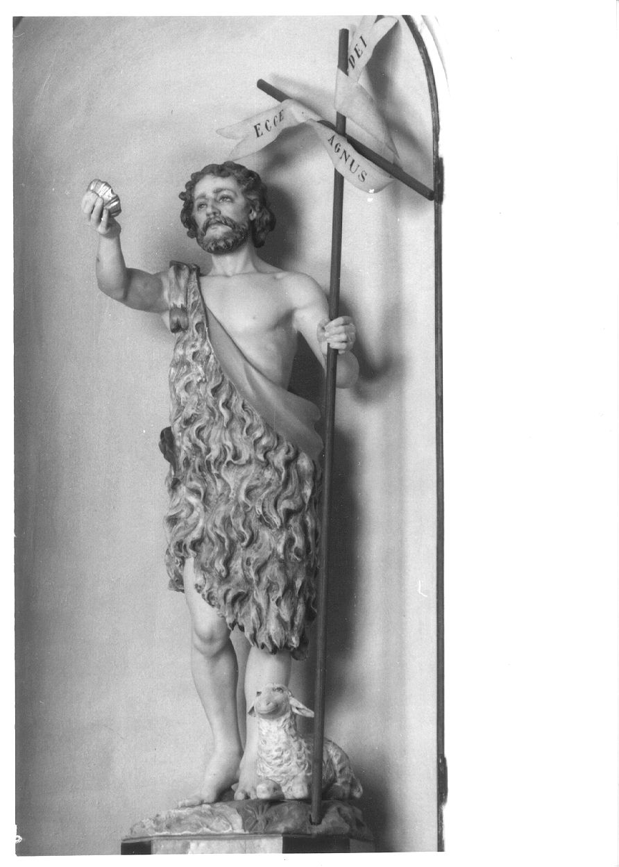 SAN GIOVANNI BATTISTA (statua, opera isolata) di Bosio (sec. XX)