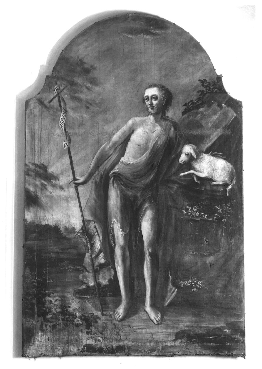 SAN GIOVANNI BATTISTA (dipinto, opera isolata) di Datius (sec. XVIII)