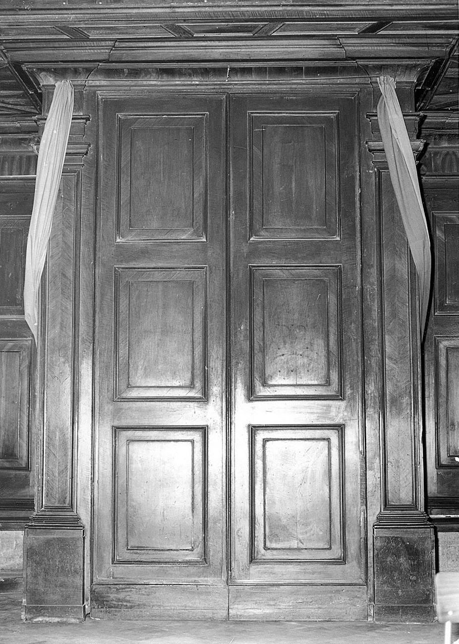 bussola d'ingresso, opera isolata - bottega genovese (primo quarto sec. XIX)